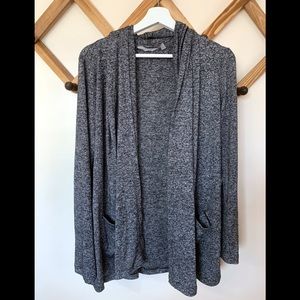 Athleta Pose Wrap Drape Open Small Gray Cardigan